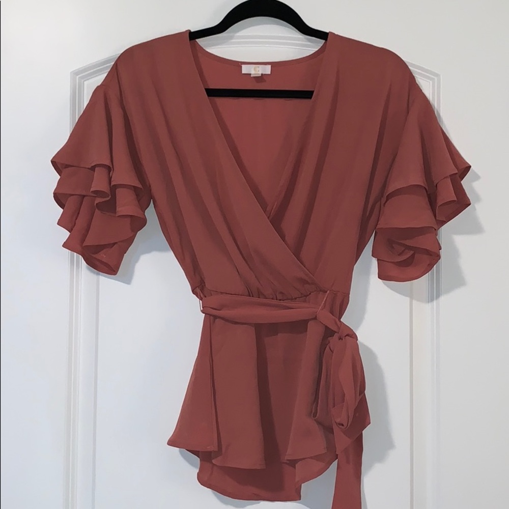 Wrap Front Blouse